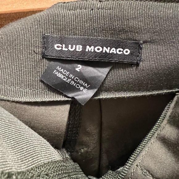 Club Monaco A-line belted skirt with pockets! Size 2 - Picture 4 of 6